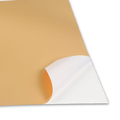 A3+ Gold Polyester Sticker