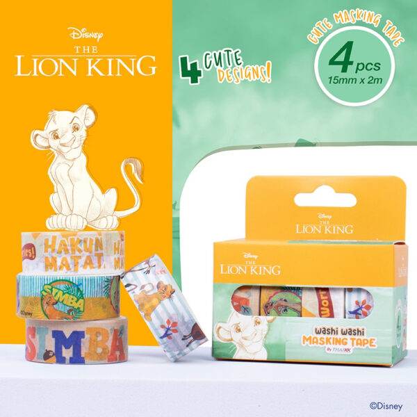 Disney Collection] เทปวาชิ Disney x Thai KK Lion king