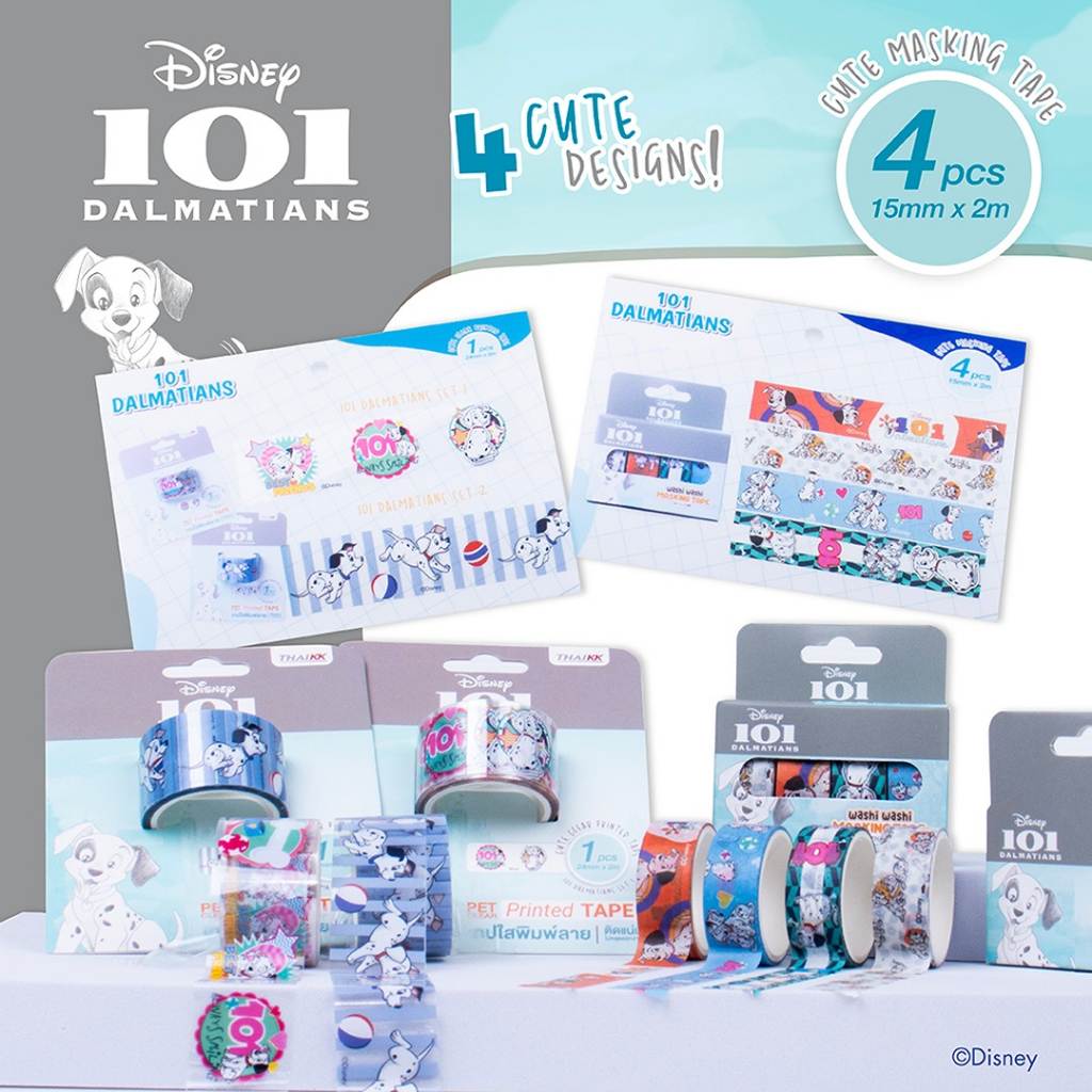 Disney Collection] เทปวาชิ Disney x Thai KK 101 Dalmatian